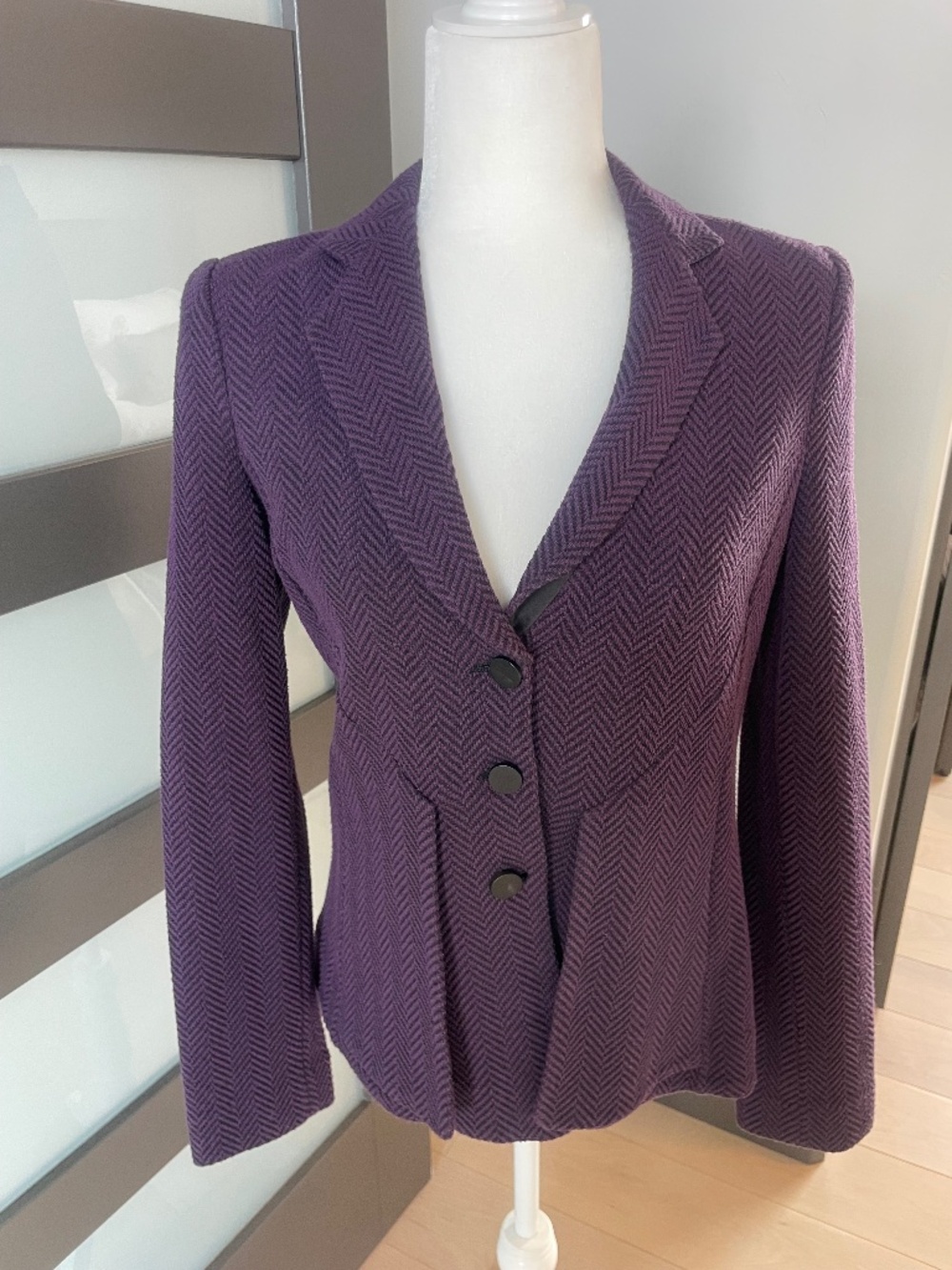 Armani Collezioni Tailored Single-Breasted Blazer Jacket